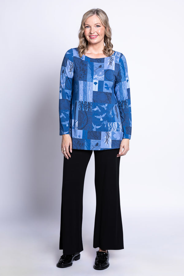 Cheerful Tunic, Blue Forest, Bamboo