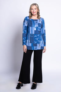 Cheerful Tunic, Blue Forest, Bamboo