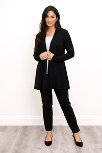 Chopra Jacket, Black, Bamboo