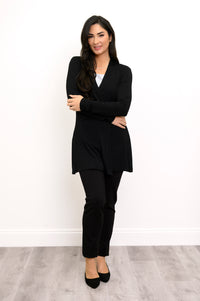 Chopra Jacket, Black, Bamboo