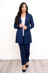 Chopra Jacket, Indigo, Bamboo