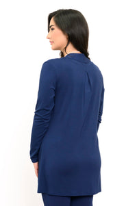 Chopra Jacket, Indigo, Bamboo
