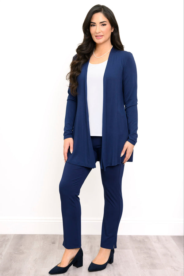 Chopra Jacket, Indigo, Bamboo