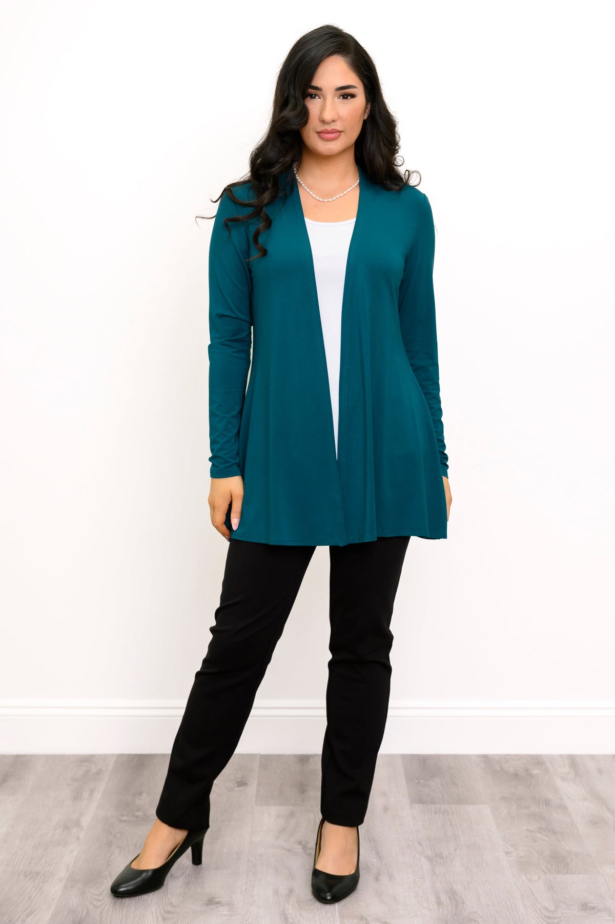 Veste Chopra, sarcelle, bambou