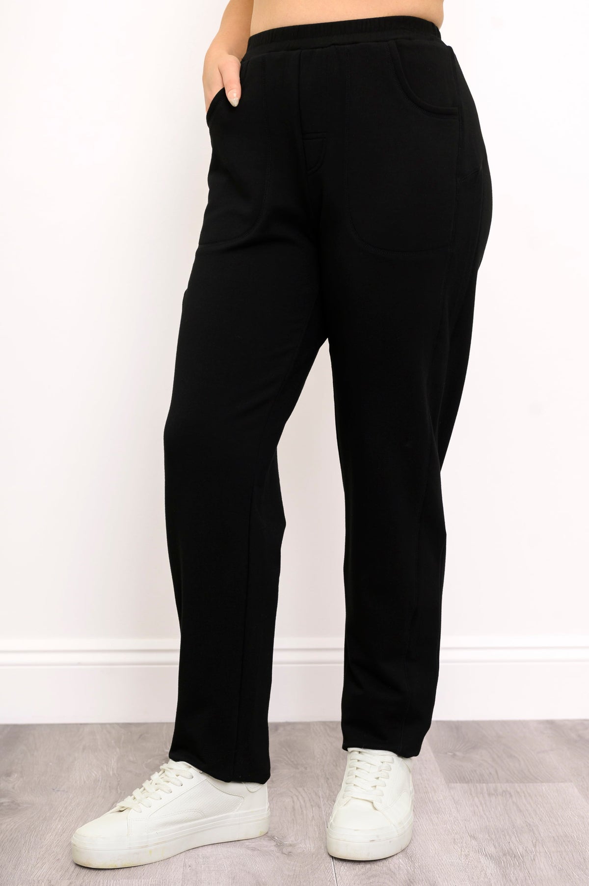 Christine Pantalon, Noir, Polaire de bambou
