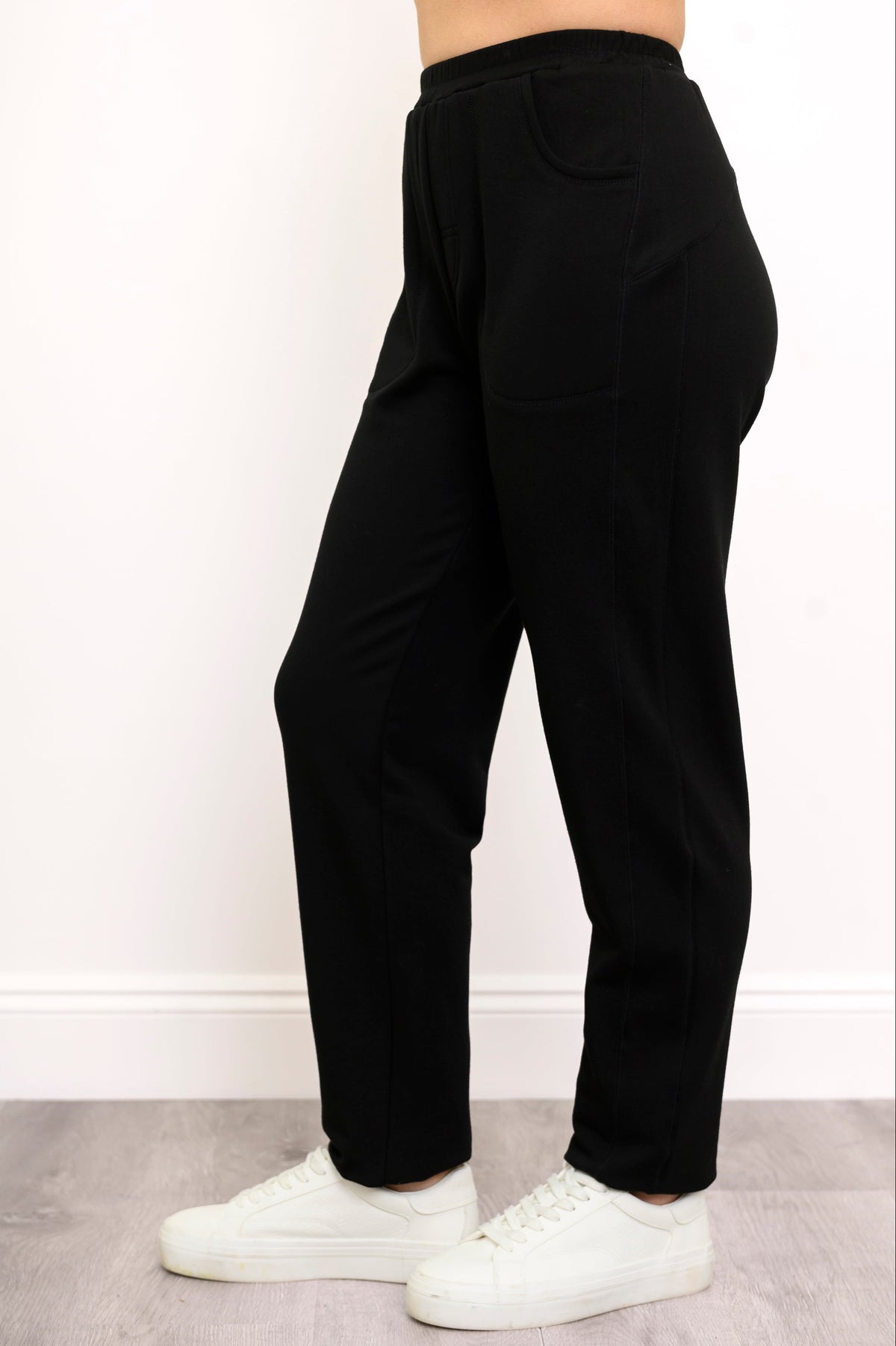 Christine Pantalon, Noir, Polaire de bambou