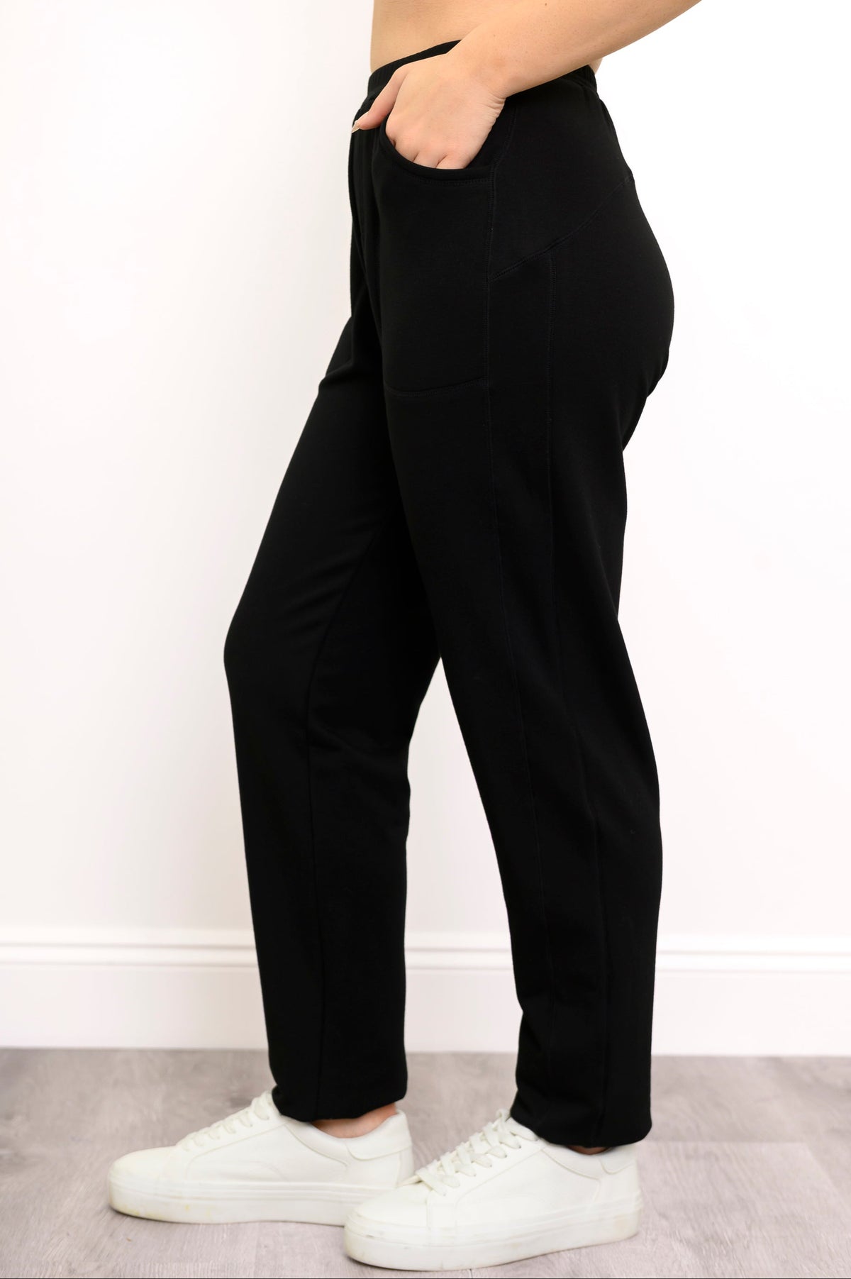 Christine Pantalon, Noir, Polaire de bambou