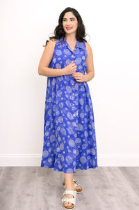 Cissy Dress, Purple Bubbles