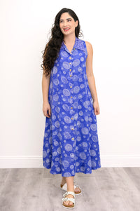 Cissy Dress, Purple Bubbles