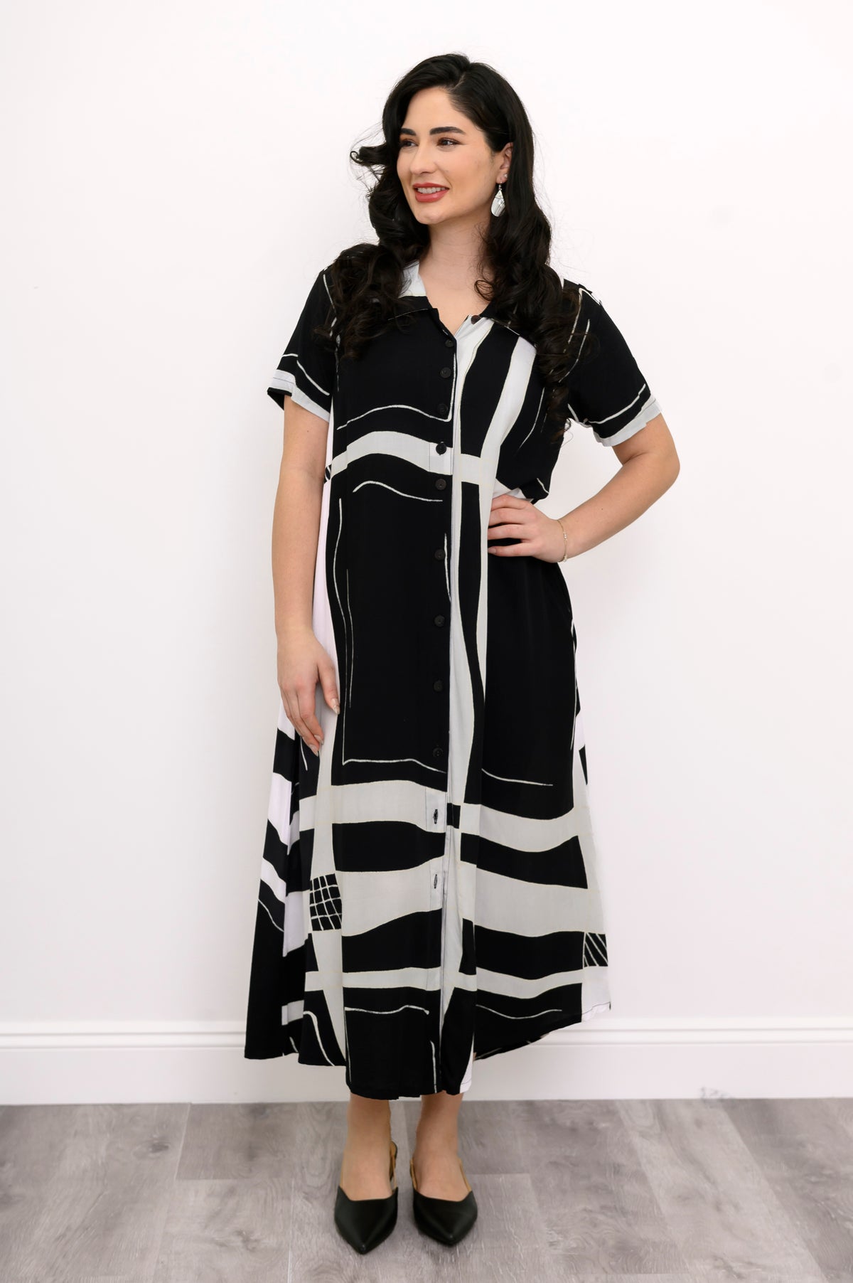 Cissy S/S Dress, Acrylo