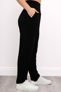 Clair Pant, Black, Bamboo