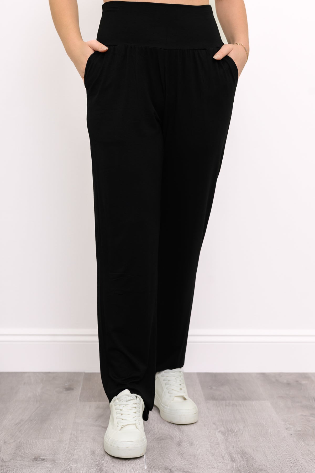 Clair Pant, Black, Bamboo