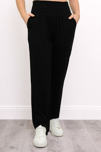 Clair Pant, Black, Bamboo