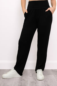 Clair Pant, Black, Bamboo