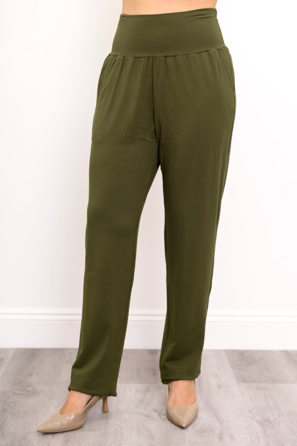 Clair Pantalon, Kaki, Bambou