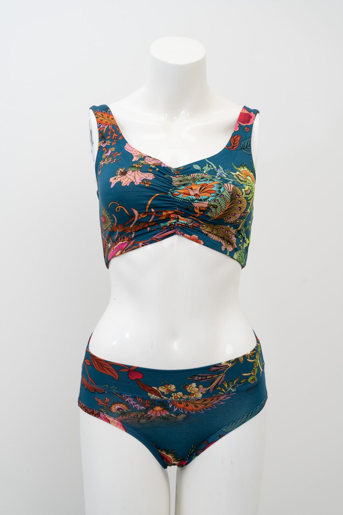 Clipper Top, Teal Fantasy, Bamboo