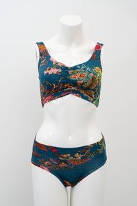 Clipper Top, Teal Fantasy, Bamboo