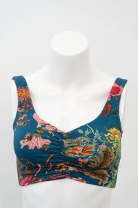 Clipper Top, Teal Fantasy, Bamboo