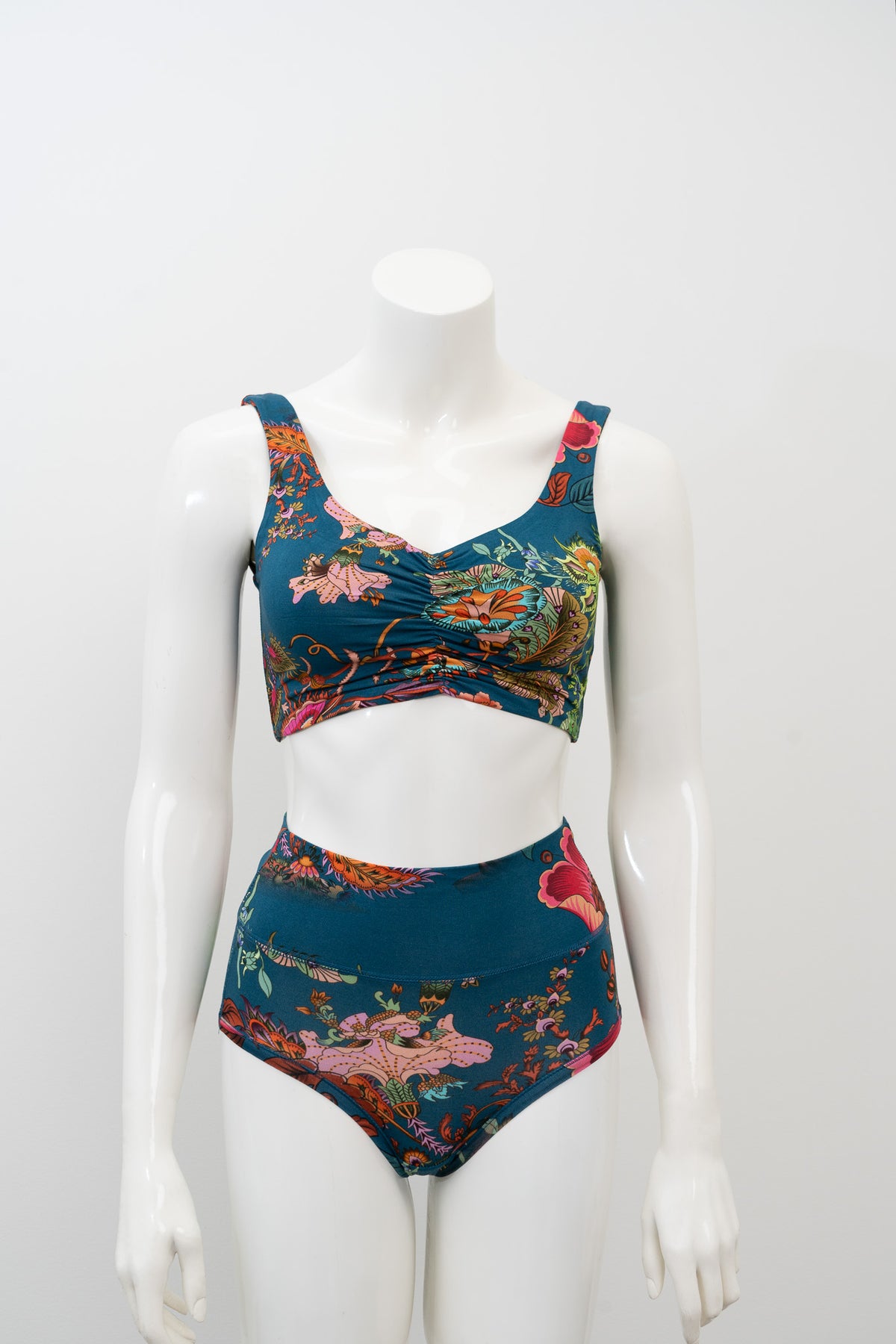 Clipper Top, Teal Fantasy, Bamboo