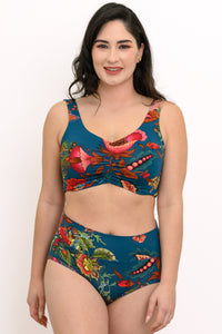 Clipper Top, Teal Fantasy, Bamboo