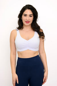 Clipper Top, White, Bamboo