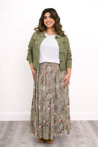 Colleen Jacket, Khaki, Linen