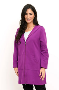 Cortes Jacket, Grape Juice, Bamboo Fleece