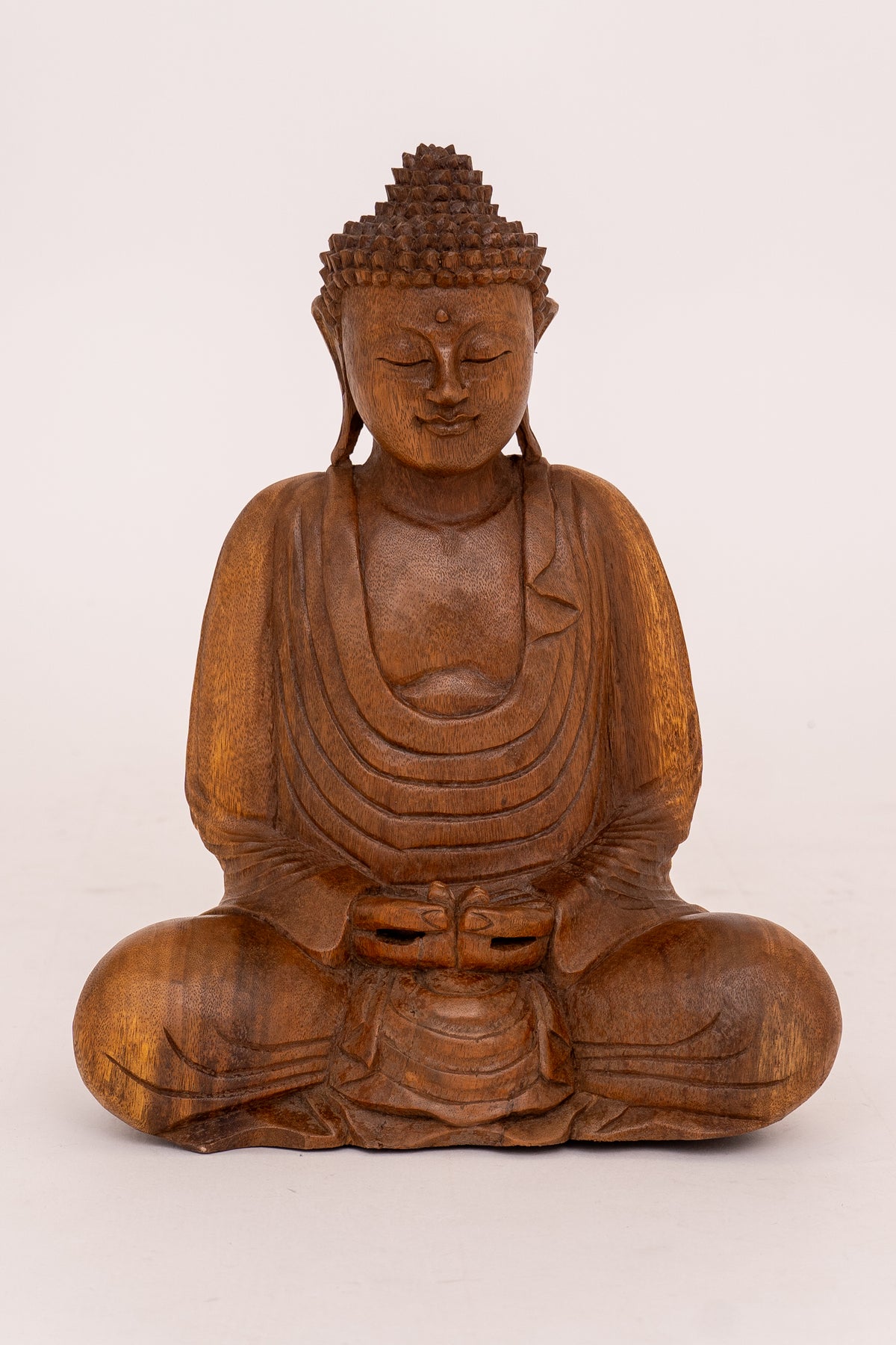 Hand Carved Wooden Buddha (40cm)