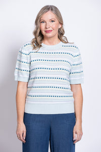 Danny Sweater, Mint Prairie, Cotton