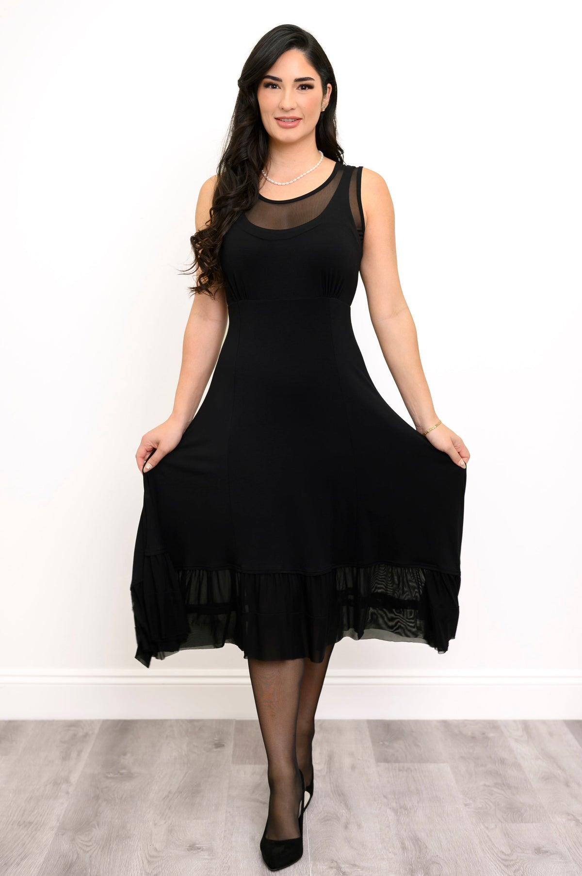 Robe Danube, Noir, Bambou