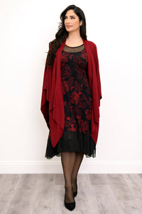 Danube Dress, Floral Trace, Bamboo