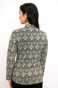 Debbie Long Sleeve Top, Night Lace, Bamboo