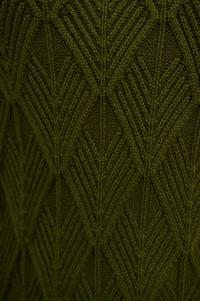 Dina Sweater, Vintage Green, Cotton
