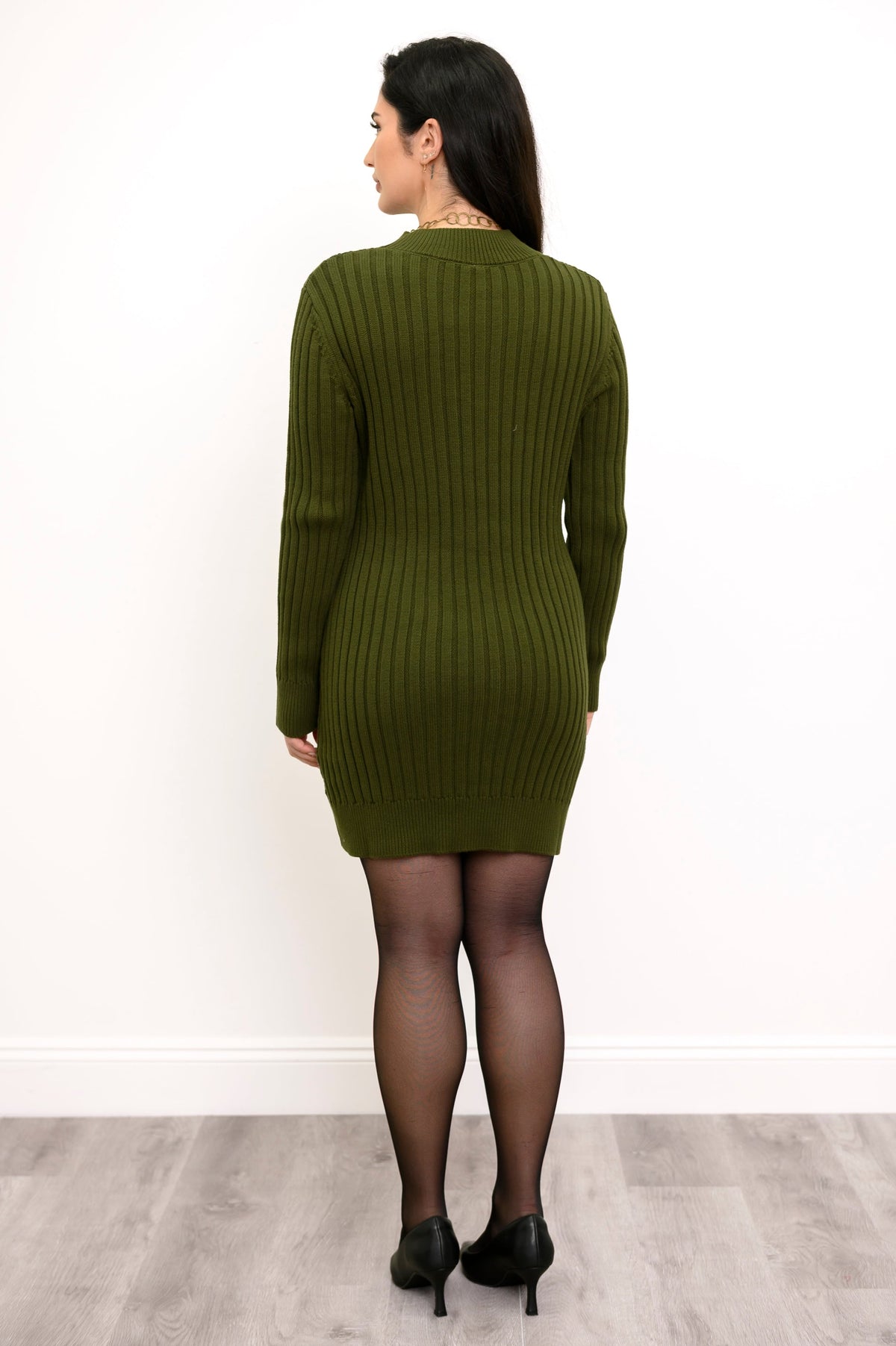 Dina Sweater, Vintage Green, Cotton