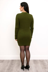 Dina Sweater, Vintage Green, Cotton