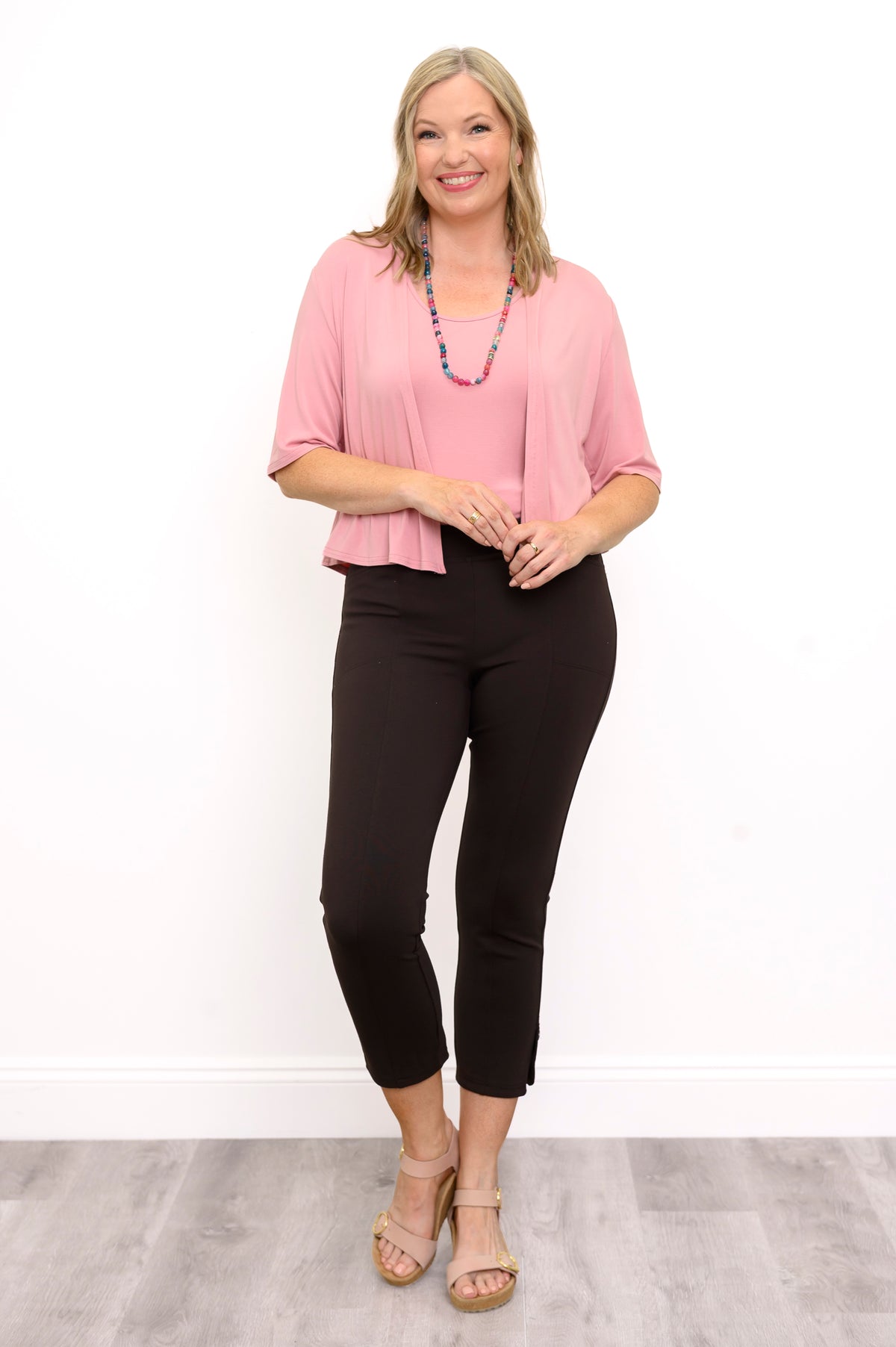 Doda Jacket, Dusty Rose, Bamboo