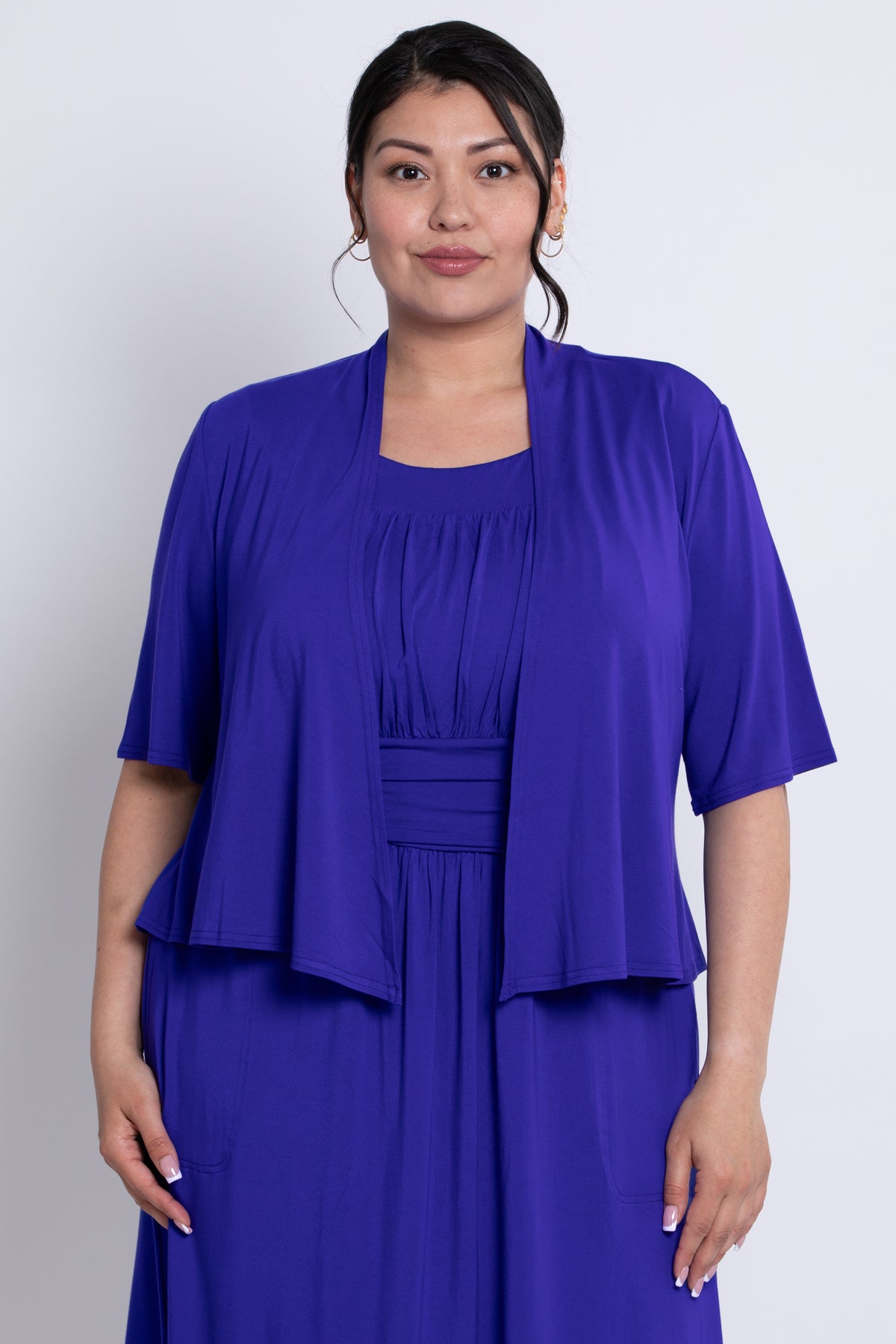 Doda Jacket, Violet, Bamboo