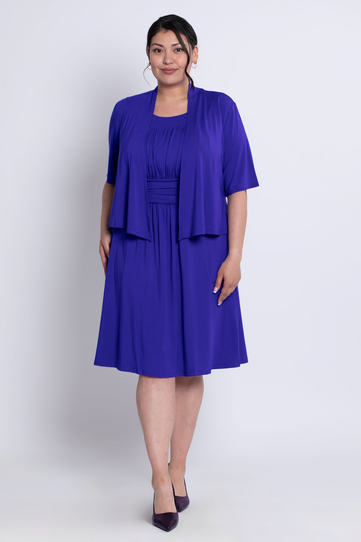 Doda Jacket, Violet, Bamboo