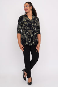 Edwina Top, Khaki Oak, Bamboo