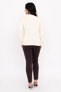 Ella Sweater, Cream, Cotton