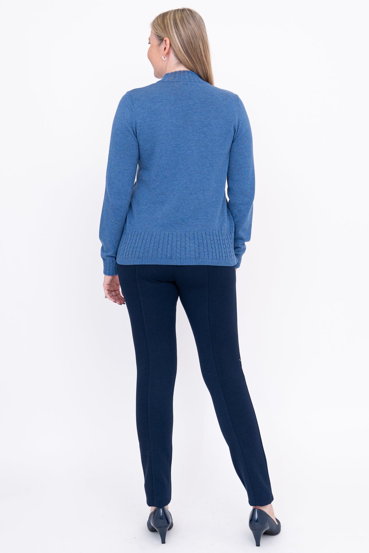 Ella Sweater, Denim, Cotton