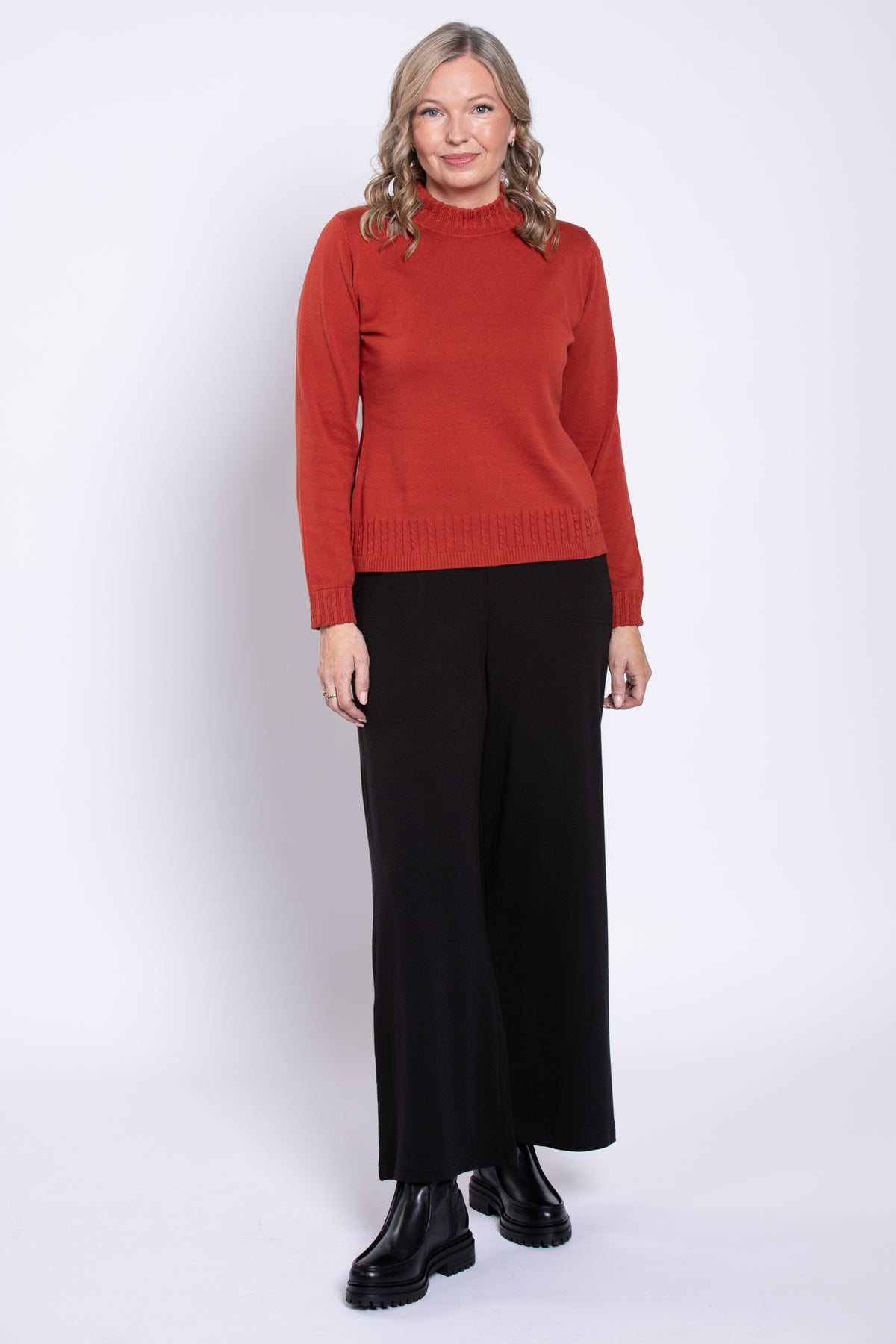 Ella Sweater, Light Copper, Cotton