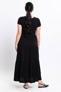 Erin Dress, Black, Linen Bamboo