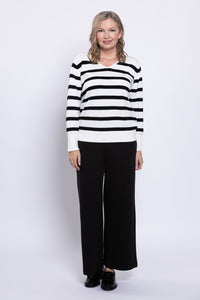 Essex Sweater, Winter Stripe, Cotton