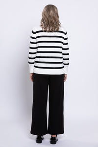 Essex Sweater, Winter Stripe, Cotton