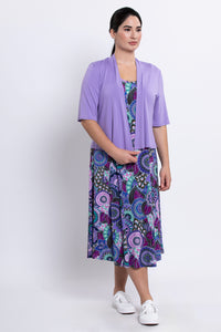 Evangelina Dress, Royale Peacock, Bamboo