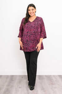 Evelyn Top, Pink Eclipse