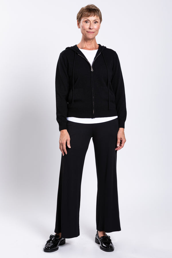 Finlay Sweater, Black, Wool Cashmere