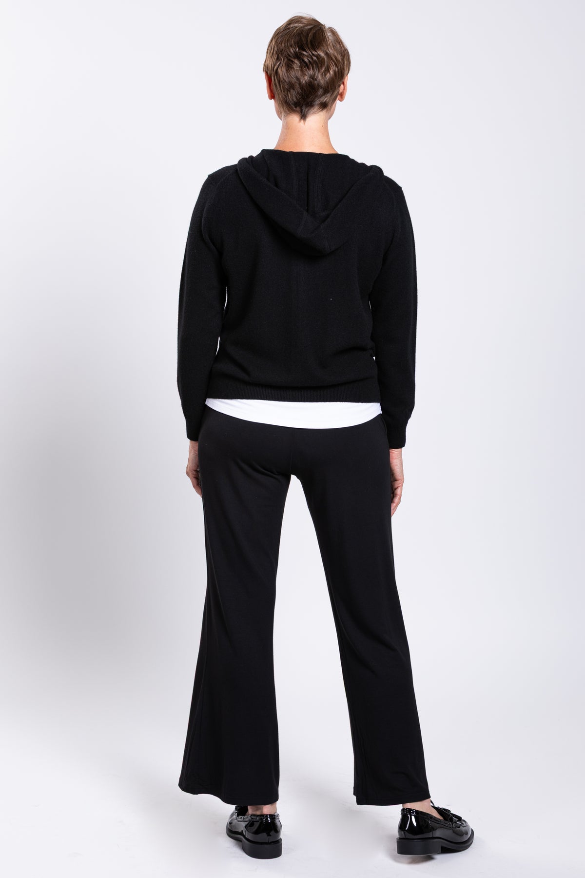 Finlay Sweater, Black, Wool Cashmere