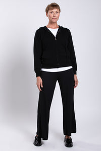Finlay Sweater, Black, Wool Cashmere